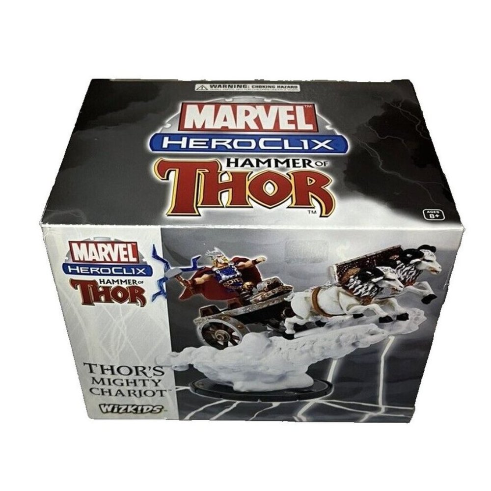 Toy New Sealed Marvel Heroclix Hammer of Thor WIZKIDS Thor's Mighty Chariot 2009